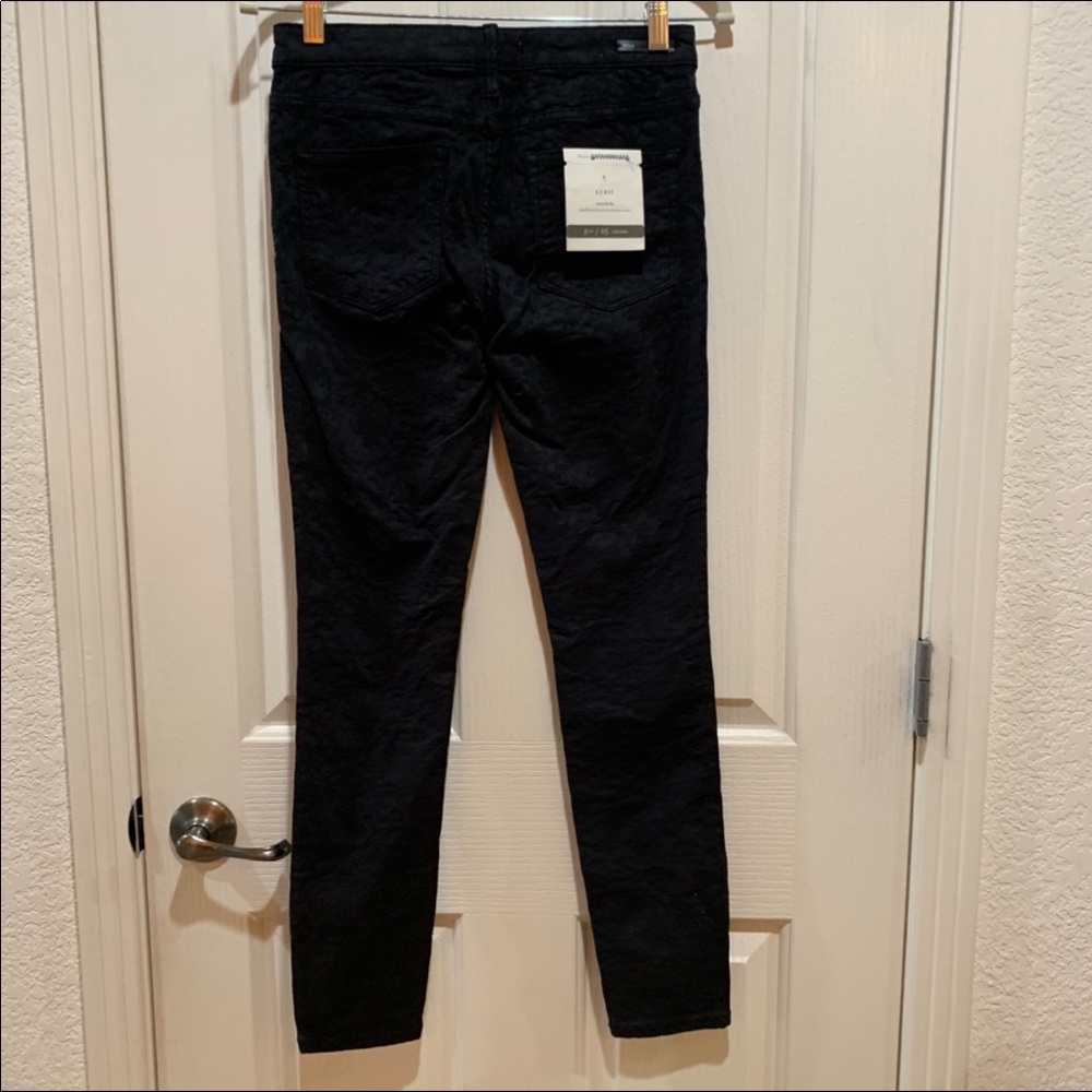 Anthropologie Pilcro Serif Mid-rise Jacquard Jeans - Picture 7 of 8
